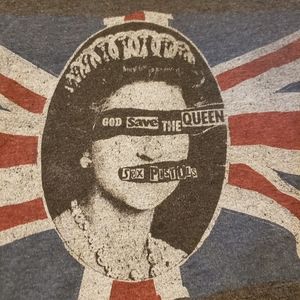 Sex Pistols God Save the Queen Tshirt Vintage Punk